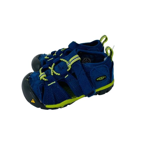 Keen Toddlers' Seacamp II CNX Sandals Blue Depths/Gargoyle Size 5 - Picture 2 of 8